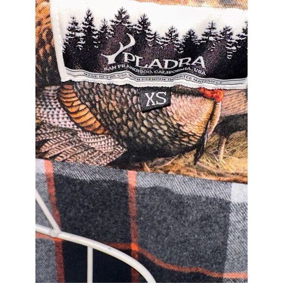 Nice PLADRA men Every Day Flannel Shirt- grey size XS Long Sleeve Good condition - Picture 3 of 8